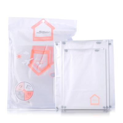 China Natural High Quality Travel Vacuum Storage Plastic Bags Set LM246 for sale