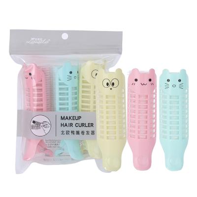 China Lameila 3pcs/set Safe Carry Plastic Hair Curler Convenient Wholesale Hair Roller Good Use Magic Easy Hair Curler C261 for sale