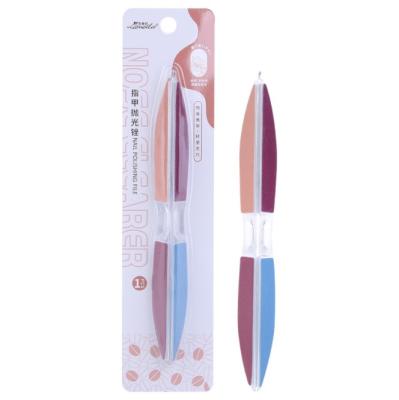 China New Lameila Logo Beauty Salon Nail File 3D Color Durable Portable Nail File Custom Made With Logo C0305 for sale