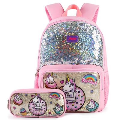 China Large Capacity Anti-theft Bags For Girls Unicorn Backpack Kids Stylish School Bag Backpack for sale