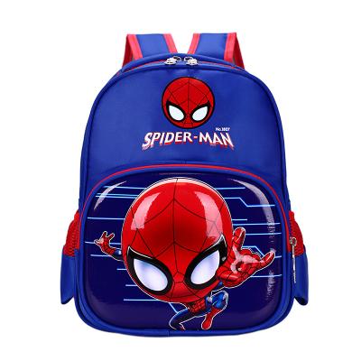 China Waterproof cute kids backpack bag kindergarten boy spiderman school bag children bag for sale