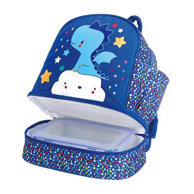 China Fashion Waterproof School Kids Bag Cooler Cartoon Dinosaur Backpack Kids Bag for sale