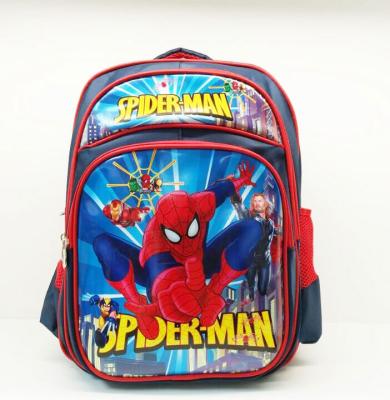 China Waterproof 3D Kids Bag Custom Spiderman School Bag Backpack Bag For Boys for sale