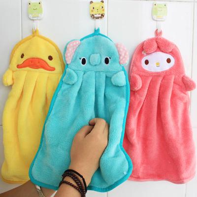 China Microfiber Water Absorption Kids QUICK DRY Strong Absorbent Hand Towel for sale