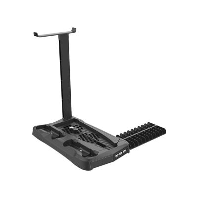 China USB Vertical Stand/Fan/Hub/Storage All In One Charging Base Controller Univers Control Stand For Ps5 for sale