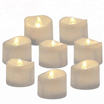 China Wholesale Homemory Flameless LED Remote Control Tea Lights Realistic Electric Flameless Battery Operated Tealight for Home for sale