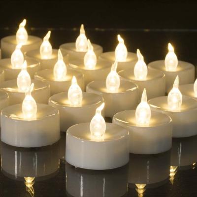 China Homemory LED Flameless Tea Light Battery Operated Lights, LED Flameless Electric Candle Lights Flickering for Wedding, Party and Festivals for sale