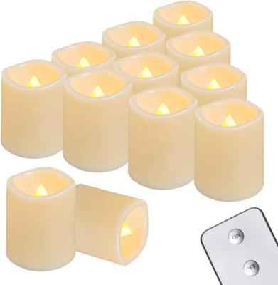 China Homemory LED Candles Flameless Battery Operated Remote Control Flicker, Electronic Candle Light for Home, Wedding and Christmas for sale