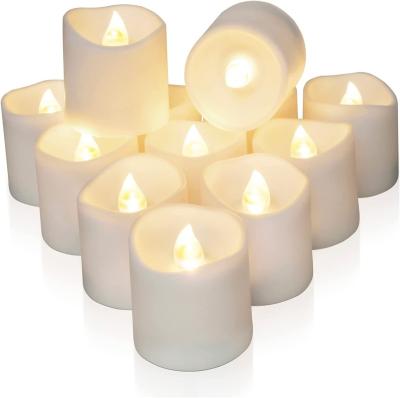 China Homemory LED Flameless Flameless Votive Candle with Timer, Battery Operated LED Votive Candles, 6 Hours On and 18 Hours for Home Decor for sale