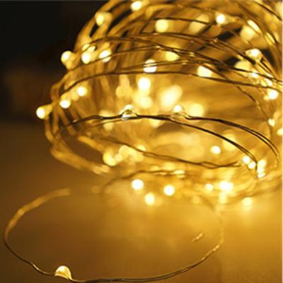 China 8 Patterns Lighting 20ft Decoration LED Copper Wire Christmas String Lights Battery Operated Warm White Outdoor Homemory For Wedding Party for sale