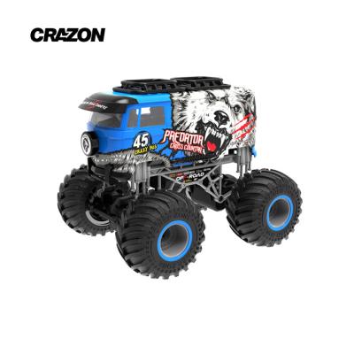 China RC Model Crazon Factory Supply 2.4g 1:16 Big Off Road Funny rc hobby car kids Bigfoot rc toy for sale