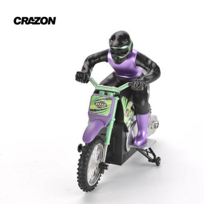 China Toy Crazon Special Hot Selling 2.4g Friction 1:18 scale rc cool stunt motorcycle high speed car for sale