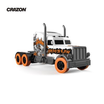 China New Style Crazon RC Hobby Truck Children Rc 1:16 Simple Tractor RC Car Gift Truck for sale