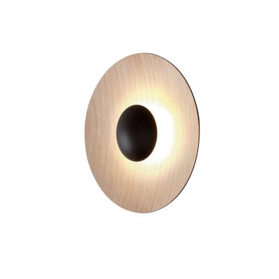 China Light Functions Grain Living Room Art Wall Sconces Bedside Bedroom Sofa Designer Study Pattern Postmodern Creative Wood Wall Lamp for sale