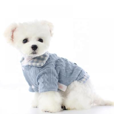 China Sustainable Cute Design Fashion Pet Apparel Luxury Dog Clothes Pink Casual Dog Sweater for sale