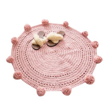 China Modern Bedroom Modern Soft Round Prayer Baby Room Desk Floor Blankets Nordic Carpet for sale