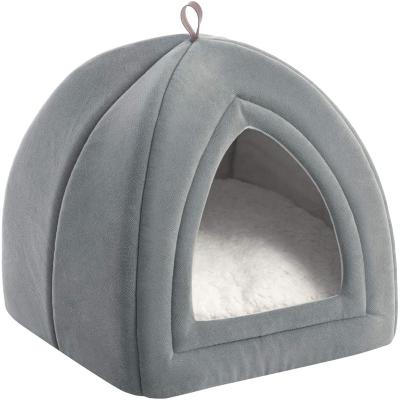 China Travel Supplies Dog Cat Smart Tent Cave Sleeping Bed House For Indoor Cats Pets for sale