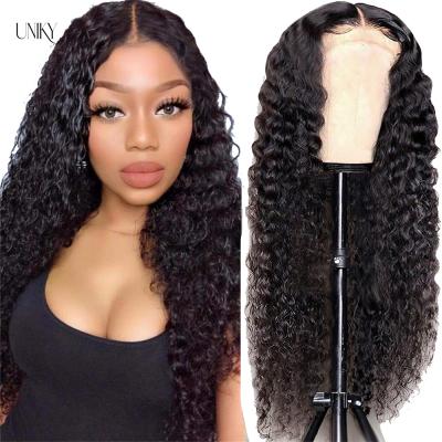 China Hair Band 360 Lace Wig Deep Wave Cuticle Aligned Peruvian Deep Wave Unprocessed Virgin Hair Mink Lace Front Wig Wholesale Wave Vendor for sale