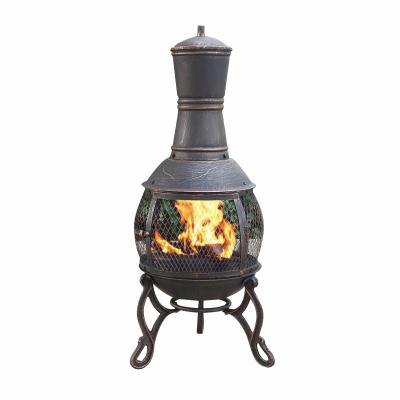 China Whole Cast Iron Stored Large Capacity Chimeneas Can Provide Long Term Heating for sale