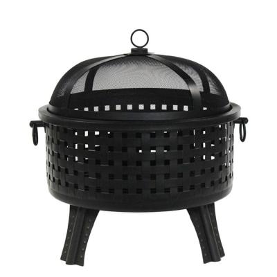 China Deep stocked fire pits with steel can be used for BBQ or heating for sale