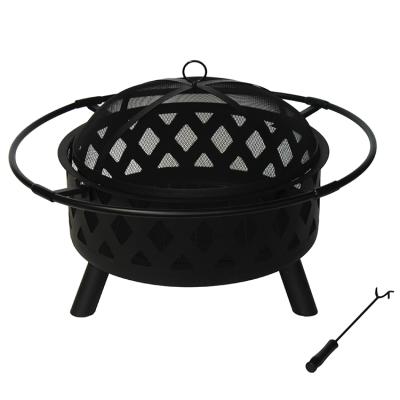 China Stored Garden Wood Burning Customized Outdoor 30inch Steel Fire Pit for sale