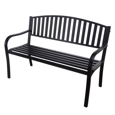 China Hot Steel Patio Bench Sales Promotion 128cm Garden Bench for sale