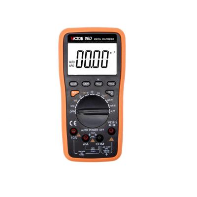 China VICTOR 86D 5999 3 5/6 Digital Automotive Ringed Digital Multimeter With USB Interface Capacitance Gauge VBC DCV ACA DCA Meter 86D for sale