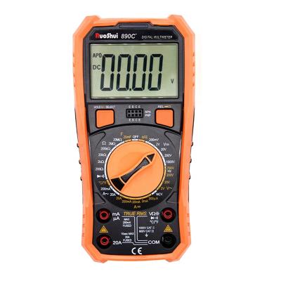 China RuoShui 890C+ Digital Multimeter Manual Range Capacitance Meter Resistance Meter hFE Triode Tester with NCV/True RMS/Temperature 890C+ for sale