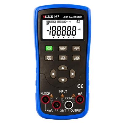 China VICTOR 05+ Loop Calibrator High Precision Voltage Simulation Current Transmitter Handheld Automatic Signal Generator 180*90*47mm for sale