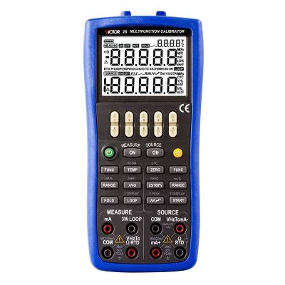 China VICTOR 25 Multifunction Process Accuracy Two Independent Channels Calibrator Working Pressure Mold 0.02% For Input And Output 205 *95 * 42 mm for sale