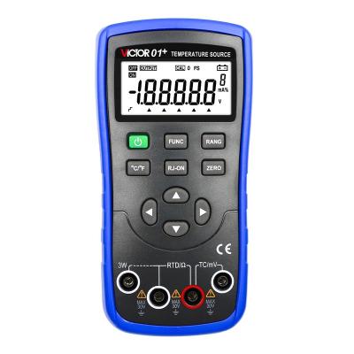 China The VICTOR 01+ Multifunction Temperature Source Process Calibrator 0.05%. 5 digits show 8 types the thermocouple 180*90*47mm for sale