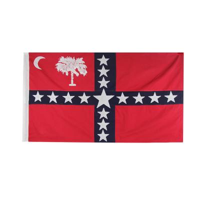 China Health Care Institutes 3' X 5' Flag Southern Sovereign Banner Carolina State Crossed Star Flag for sale