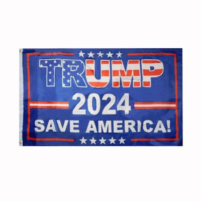 China FLYING Trump Won Save USA Us Flags Donald Trump 2024 Save America Great Flag Polyester Biden Banner For President for sale