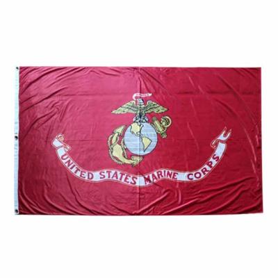 China Hanging Advertising Flags Banners Outdoor Advertising Flags Banner Marine Corps Military Flag for sale