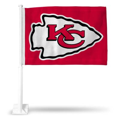 China Wholesale High Quality Polyester Custom Car FLYING Kansas City Chiefs Outdoor Flags for sale