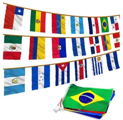 China String Flag 26 Countries String Flags Custom Pennant Flag Banner Customized From Various Materials, Various Sizes, Various Colors String Flags for sale