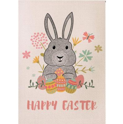 China Manufacture Factory Supplier Hanging Material Easter Flag Fabric Garden Flag for sale