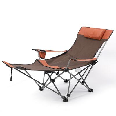 China Hot Sale Metal Folding Chair Garden Outdoor Camping Lounger Foldable for sale