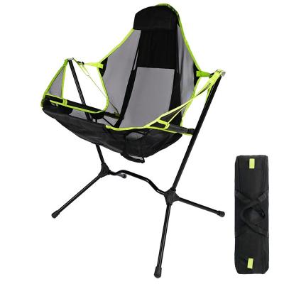 China Hot selling portable outdoor fishing chair aluminum alloy rocking chair C38-1 ultralight barbecue for sale