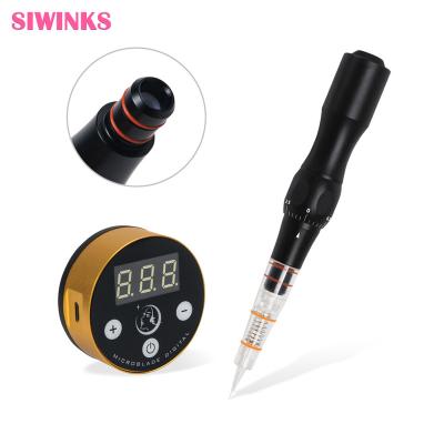 China Wholesale Professional Semi Wireless Permanent Digital Make Up Machine Makeup Kit PMU&SPM Tattoo Machine Eyebrow Tattoo Pen for sale