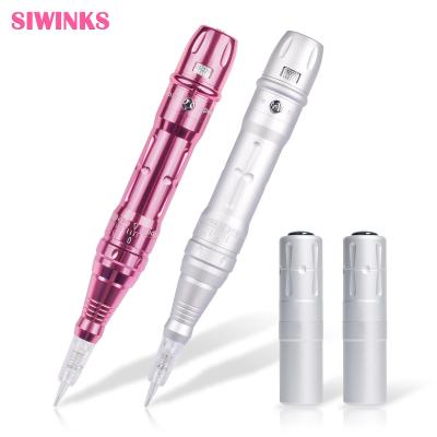 China Permanent Tattoo Pen Rechargeable Tattoo Machine Wholesale Permanent Radio Tattoo Eyebrow Makeup Gun for sale