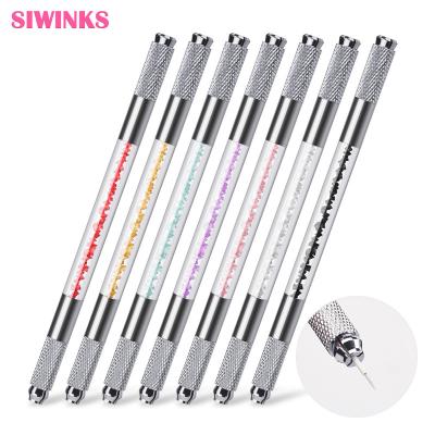 China Crystal Microblading Artistic Embroidery Pen permanent for eyebrow eyeliner tattoo makeup pen for sale