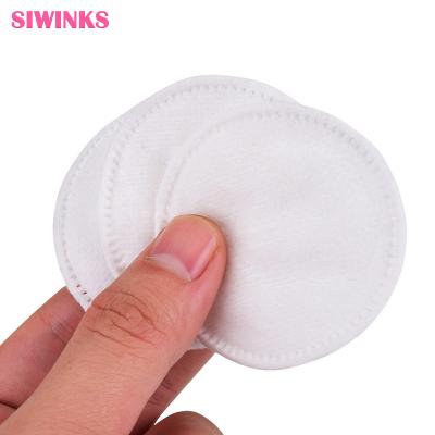 China Permanent Make Up Cosmetic Cotton Wholesale Thickened Round Edge Make Up Facial Cosmetic Cotton Pads Cotton Makeup Remover Disposable Cleansing Tools for sale