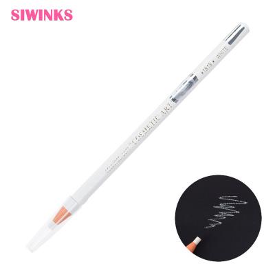 China 12pc/box High Quality Waterproof Microblading Pencil Easy To Color White Eyebrow Pencils for sale