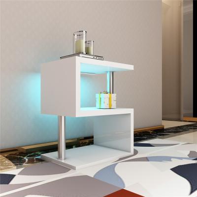 China Factory wholesale simple living room furniture modern simple design corner table sofa end side table. for sale