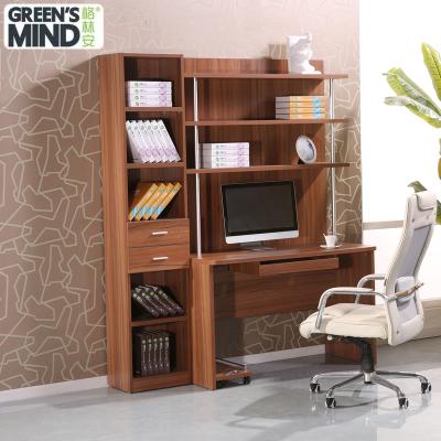 China Morden Custom Wholesale Living Room Furniture Wooden Bookcase Desk Study Bookcase Set for sale