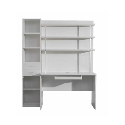 China Modern Good Quality Morden Kids Storage Wooden Bookshelf Bookcase With Study Table for sale