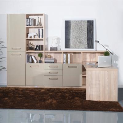 China Morden High End Office Bookshelf Set Custom Library Home Study Furniture Set for sale