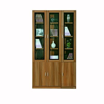 China Morden Hhigh - Bestselling Modern Bookcase Three Door Furniture Quality Study Wood Bookcase. for sale