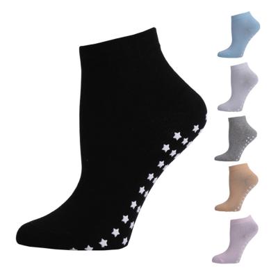 China 2021 Low Cut Ankle Breathable Sports Yoga Socks For Women Anti Slip Fitness Cotton Grip Non Slip Breathable Pilates Yoga Socks for sale